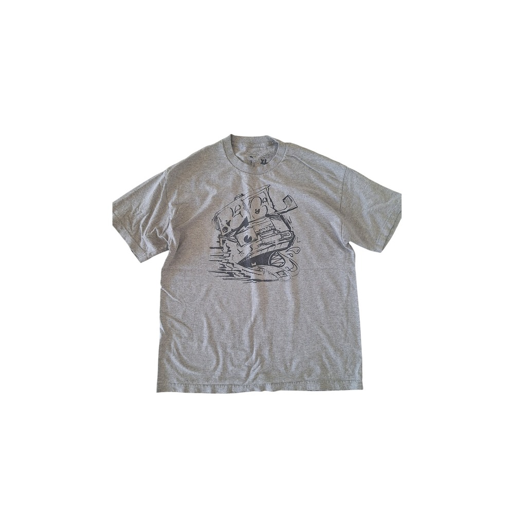 Electric Clothing The Friends In My Head Graphic T-Shirt Gray Mens XL Streetwear